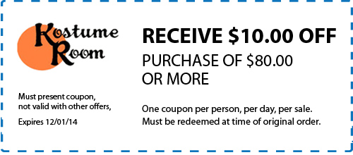 Coupon for $10 off purchase of $80 or more