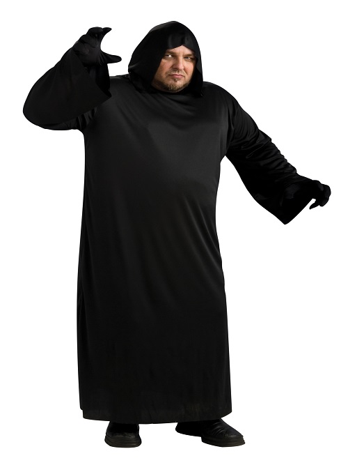 Plus size hooded robe