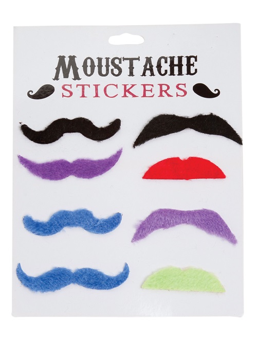 card of mustaches