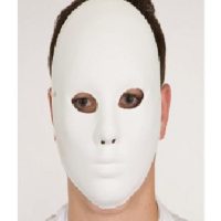 Blank White Mask