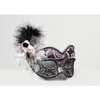 Masquerade Black & Silver Mask