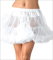 white petticoat plus size