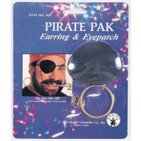 Pirate patch and earring