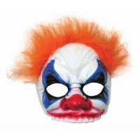 Evil Clown with Hair Mask