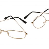 Round or Rectangle rimmed glasses