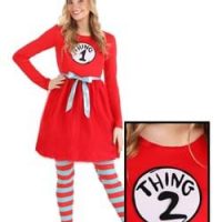 Thing 1 and 2  Woman’s Dress Costume