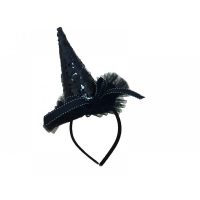 Black Mini Witch/Wizard Headband
