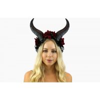 Ox Horns Hdpc with Red Flowers